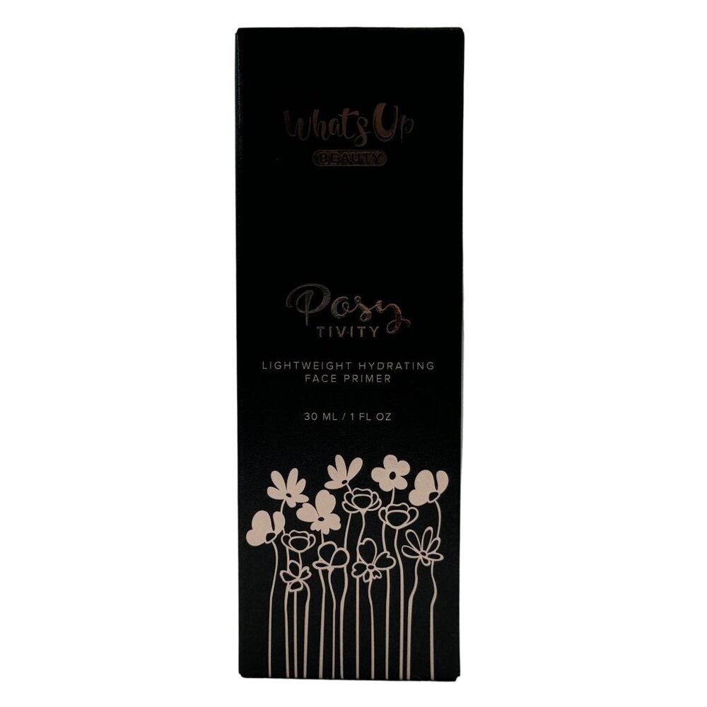 Whats Up Beauty Posy-Tivity Lightweight Hydrating Face Primer 30ml Vegan NEW